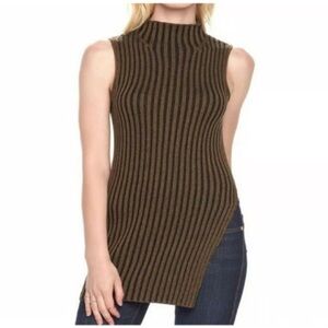 Rock & Republic Brown and Black Striped Dress